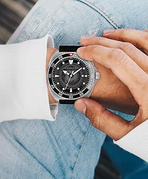 coach腕時計 Amazon.com: Coach Charter Men's 3H Multifunction Automatic